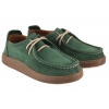 RAVINI 261001 MOKASYNY SZNUROWANE DAMSKIE PÓŁBUTY SKÓRZANE NUBUK khaki