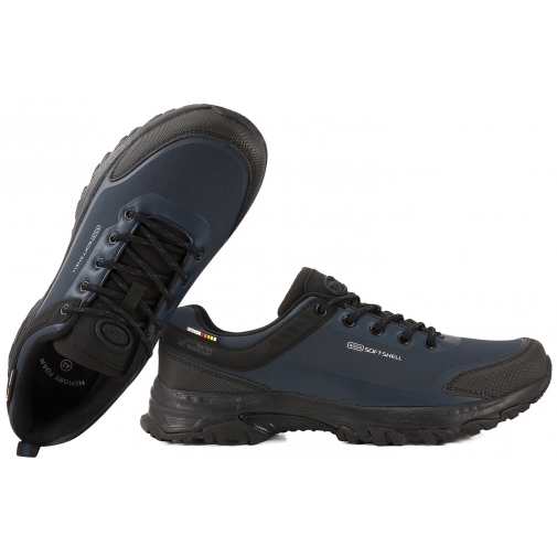 AMERICAN CLUB WT278 SOFTSHELL BUTY SPORTOWE TREKKINGOWE MĘSKIE granatowe