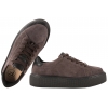 FILIPPO DP6119 SKÓRZANE PÓŁBUTY DAMSKIE SNEAKERSY ZAMSZOWE NA PLATFORMIE c.brąz