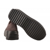 FILIPPO DP8339 SKÓRZANE PÓŁBUTY DAMSKIE SNEAKERSY ZAMSZOWE NA PLATFORMIE c.brąz