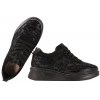 FILIPPO DP8097 SKÓRZANE PÓŁBUTY DAMSKIE SNEAKERSY ZAMSZOWE KOTURN NA PLATFORMIE czarne