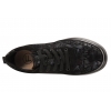FILIPPO DP8097 SKÓRZANE PÓŁBUTY DAMSKIE SNEAKERSY ZAMSZOWE KOTURN NA PLATFORMIE czarne