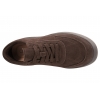 CAMBELL 26-13311BR PÓŁBUTY SKÓRZANE DAMSKIE SNEAKERSY  NA PLATFORMIE ZAMSZ brązowe