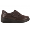 Dr.Jan M6-9 PÓŁBUTY DAMSKIE COMFORT Z RZEPEM PU brązowe