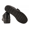 Dr.Jan M6-9 PÓŁBUTY DAMSKIE COMFORT Z RZEPEM PU czarne