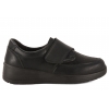 Dr.Jan M6-9 PÓŁBUTY DAMSKIE COMFORT Z RZEPEM PU czarne