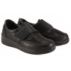 Dr.Jan M6-9 PÓŁBUTY DAMSKIE COMFORT Z RZEPEM PU czarne