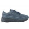 SERGIO LEONE SP-013F PÓŁBUTY SKÓRZANE SPORTOWE DAMSKIE SNEAKERSY granatowe