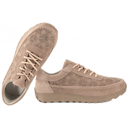 SERGIO LEONE SP-001F PÓŁBUTY SKÓRZANE DAMSKIE SNEAKERSY