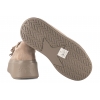 FILIPPO DP7987 SKÓRZANE PÓŁBUTY DAMSKIE SNEAKERSY ZAMSZOWE NA PLATFORMIE beżowe