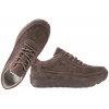 SERGIO LEONE SP-001F PÓŁBUTY SKÓRZANE DAMSKIE SNEAKERSY ZAMSZOWE choco