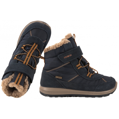 PRIMIGI 2355100 ŚNIEGOWCE TRZEWIKI OCIEPLANE ZIMOWE Z MEMBRANĄ GORE-TEX