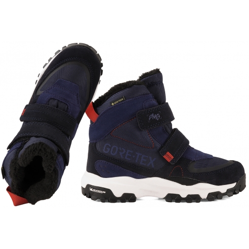PRIMIGI 2431122 ŚNIEGOWCE TRZEWIKI OCIEPLANE ZIMOWE WODOODPORNE GORE-TEX