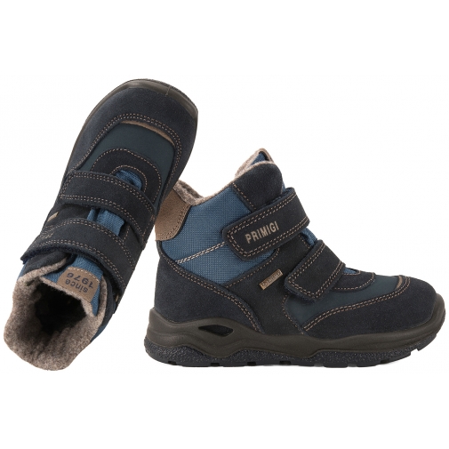 PRIMIGI 2363100 ŚNIEGOWCE TRZEWIKI OCIEPLANE ZIMOWE KOZAKI Z MEMBRANĄ GORE-TEX
