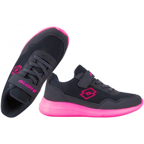 LOTTO 2600002K BUTY SPORTOWE DZIEWCZĘCE SNEAKERSY NA PIANCE PU Z RZEPEM