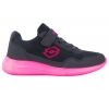 LOTTO 2600002K BUTY SPORTOWE DZIEWCZĘCE SNEAKERSY NA PIANCE PU Z RZEPEM