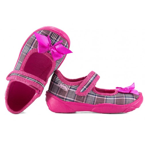 BEFADO 802P068 BALERINKI TEKSTYLNE DZIEWCZĘCE