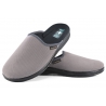 ADANEX 23917 DOMOWE MĘSKIE KAPCIE KLAPKI szare
