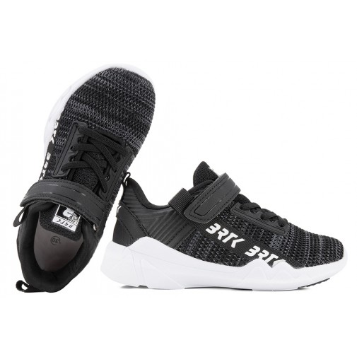 BARTEK 18208002 BUTY SPORTOWE CHŁOPIĘCE PU czarne