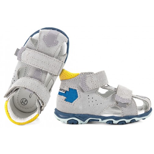 BARTEK 71170 SANDAŁKI PROFILAKTYCZNE DZIECIĘCE szare