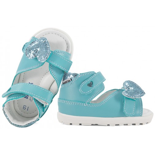 BARTEK 71181 SANDAŁKI DZIEWCZĘCE SANDAŁY turkusowe