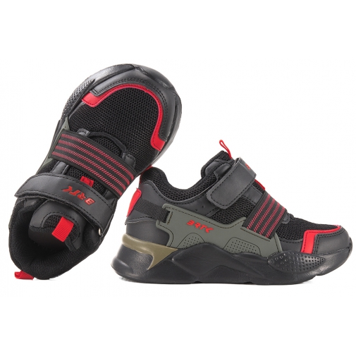 BARTEK 11595010 BUTY SPORTOWE DZIECIĘCE PU czarne
