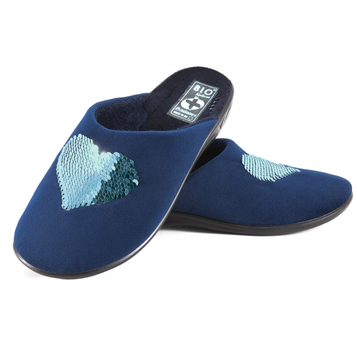 ADANEX 25673 DOMOWE DAMSKIE KAPCIE KLAPKI PU