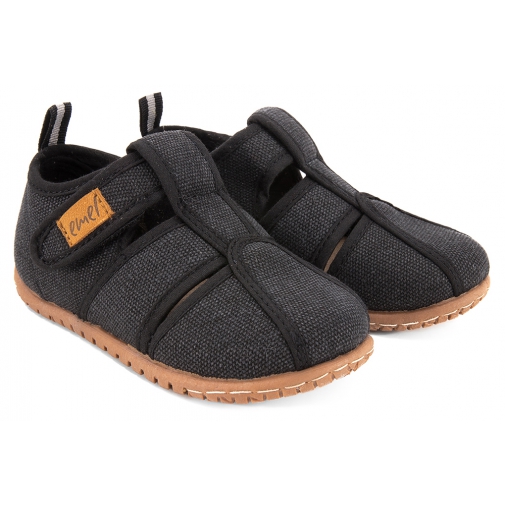 EMEL 101-4 SANDAŁKI TEKSTYLNE DOMOWE KAPCIE CHŁOPIĘCE