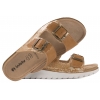 INBLU CN-33 KLAPKI DAMSKIE KOMFORT SOFT camel