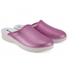 INBLU 50-33N KLAPKI DAMSKIE PEŁNE COMFORT SANITARNE KOTURN PU róż
