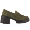 FILIPPO DP4685 PÓŁBUTY DAMSKIE MOKASYNY NA PLATFORMIE SKÓRA khaki