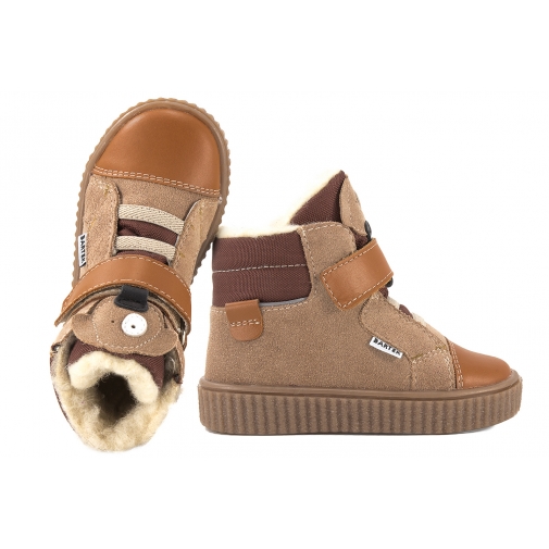 BARTEK 11738003 TRZEWIKI OCIEPLANE KOZACZKI ZIMOWE wełna