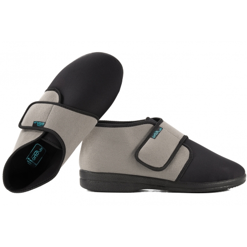 ADANEX 25587 DOMOWE MĘSKIE KAPCIE BAMBOSZE ORTOline BIO PU